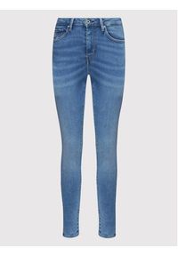 Pepe Jeans Jeansy Regent PL204171 Niebieski Skinny Fit. Kolor: niebieski