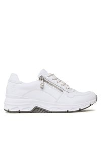 Rieker Sneakersy 48134-81 Biały. Kolor: biały. Materiał: skóra