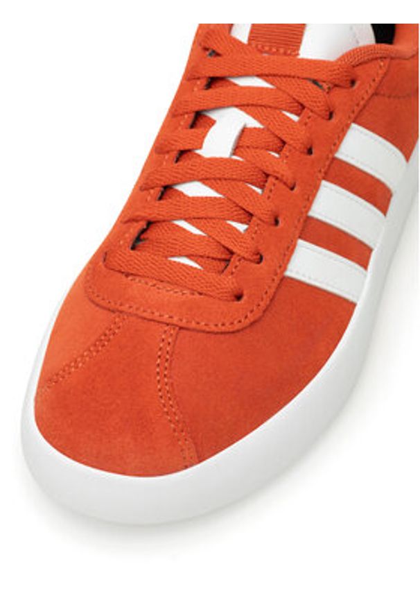 Adidas - adidas Sneakersy VL COURT 3.0 ID9185 Czerwony. Kolor: czerwony. Materiał: zamsz, skóra