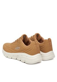 skechers - Skechers Sneakersy Bobs B Flex 118110 CSNT Brązowy. Kolor: brązowy. Materiał: skóra #6