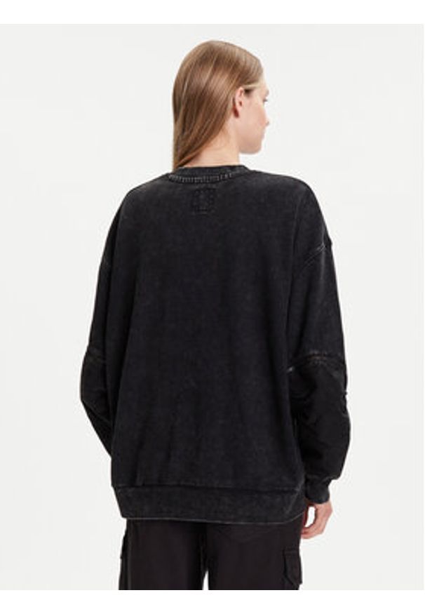 G-Star RAW - G-Star Raw Bluza Washed 3D D27738-D969 Czarny Oversize. Kolor: czarny. Materiał: bawełna
