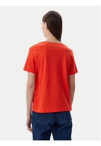 GANT - Gant T-Shirt Shield 4200750 Pomarańczowy Regular Fit. Kolor: pomarańczowy. Materiał: bawełna