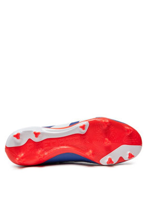 Adidas - adidas Buty do piłki nożnej Predator League FG IF6348 Niebieski. Kolor: niebieski. Materiał: skóra