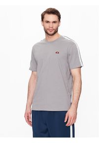 Ellesse T-Shirt Capurso SHR17439 Szary Regular Fit. Kolor: szary. Materiał: bawełna