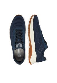 Rieker Sneakersy U1302-14 Granatowy. Kolor: niebieski. Materiał: materiał #6