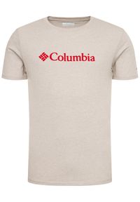 columbia - Columbia T-Shirt CSC Basic Logo EM2180 Szary Regular Fit. Kolor: szary. Materiał: bawełna