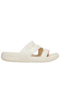 Klapki damskie Crocs Getaway Strappy 209587-160 - białe. Kolor: biały. Sezon: lato. Obcas: na platformie. Styl: klasyczny #1