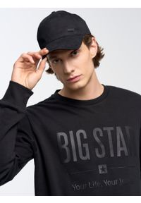Big-Star - Bluza męska z nadrukiem czarna Ecodort 906. Kolor: czarny. Wzór: nadruk. Styl: klasyczny #5