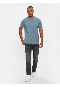 Calvin Klein Jeans T-Shirt J30J325268 Niebieski Regular Fit. Kolor: niebieski. Materiał: bawełna