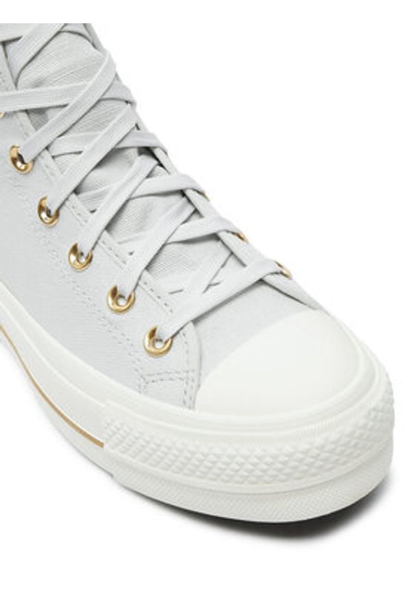 Converse Trampki Chuck Taylor All Star Lift Platform Tailored Lines A08237C Szary. Kolor: szary. Materiał: materiał. Obcas: na platformie