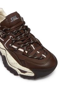 Steve Madden Sneakersy Kingdom 2 SM11004870 Brązowy. Kolor: brązowy. Materiał: zamsz, skóra #4
