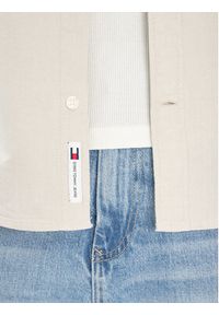 Tommy Jeans Koszula DM0DM21298 Beżowy Regular Fit. Kolor: beżowy. Materiał: bawełna #6