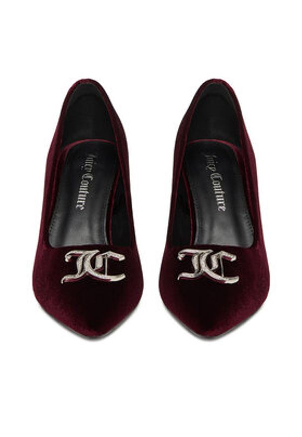 Juicy Couture Szpilki EO-R24SS94659 Bordowy. Kolor: czerwony. Materiał: materiał. Obcas: na szpilce