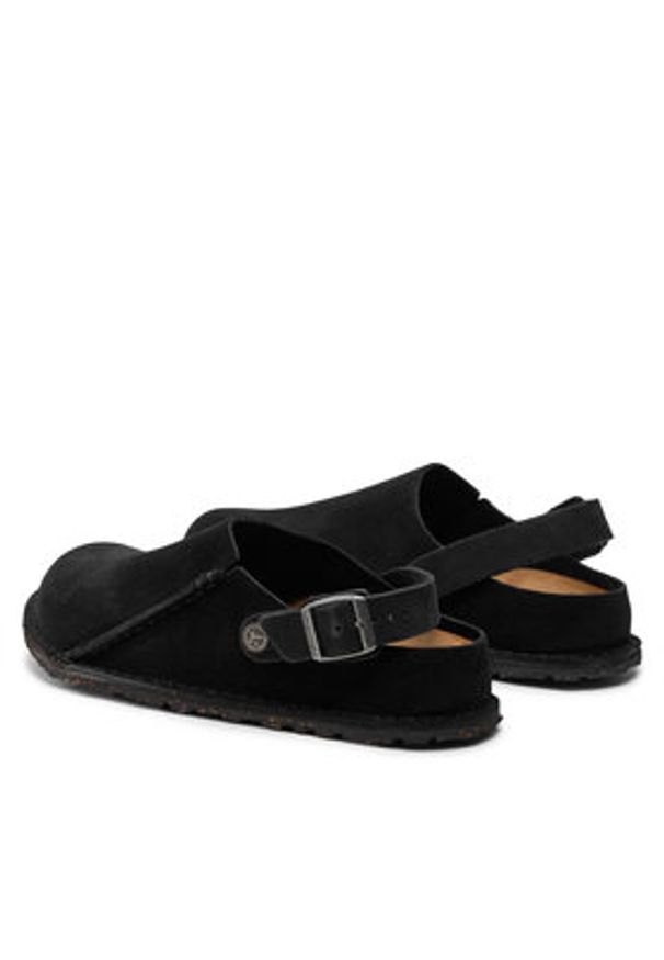 Birkenstock Sandały Lutry 1025356 Czarny. Kolor: czarny. Materiał: skóra