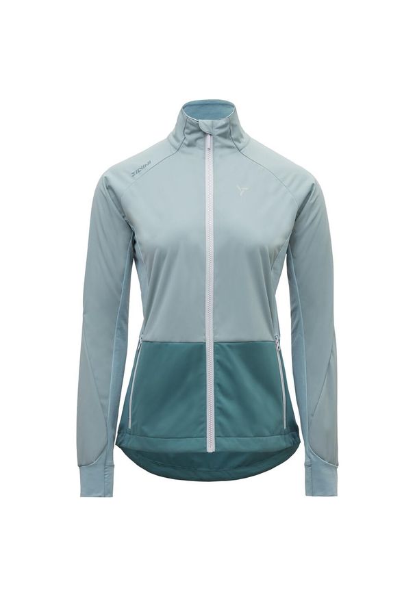 Kurtka do narciarstwa biegowego damska Silvini Natisona WJ2309. Kolor: wielokolorowy, niebieski, zielony. Sezon: zima. Sport: narciarstwo