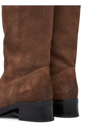 Steve Madden Kozaki Banner SM11003092 Brązowy. Kolor: brązowy. Materiał: zamsz, skóra