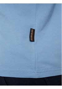 Napapijri T-Shirt Salis NP0A4H8D Błękitny Regular Fit. Kolor: niebieski. Materiał: bawełna #3