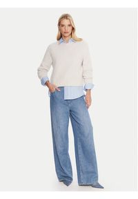 Marella Sweter Tania 2523366352 Écru Regular Fit. Materiał: syntetyk #5