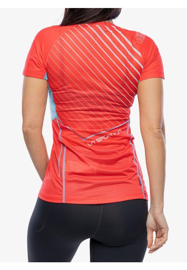 LA SPORTIVA - Koszulka do biegania damska La Sportiva Wave T-Shirt. Kolor: czerwony