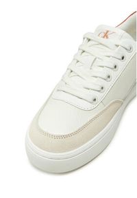 Calvin Klein Jeans Sneakersy Classic Cupsole Laceup Low Lth YW0YW01668 Biały. Kolor: biały. Materiał: skóra #5