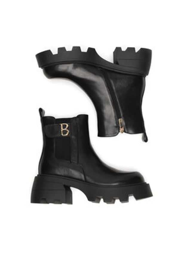 Badura Botki WFA3150-1Z Czarny. Kolor: czarny. Materiał: skóra