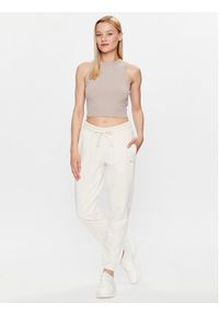 Guess Top Edie V3GP19 K8RT2 Beżowy Slim Fit. Kolor: beżowy. Materiał: wiskoza #3