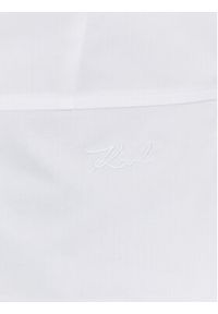 Karl Lagerfeld - KARL LAGERFELD Koszula A3W11035 Biały Regular Fit. Typ kołnierza: dekolt w karo. Kolor: biały. Materiał: bawełna #5