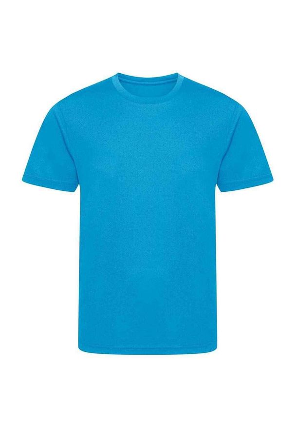 JUST COOL - Koszulka Dziecięca Z Recyklingu. Kolor: niebieski. Sport: turystyka piesza