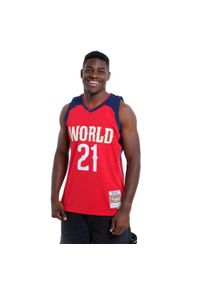 Mitchell & Ness - Koszulka NBA All Star 2017 Joel Embiid. Kolor: czerwony. Sport: koszykówka
