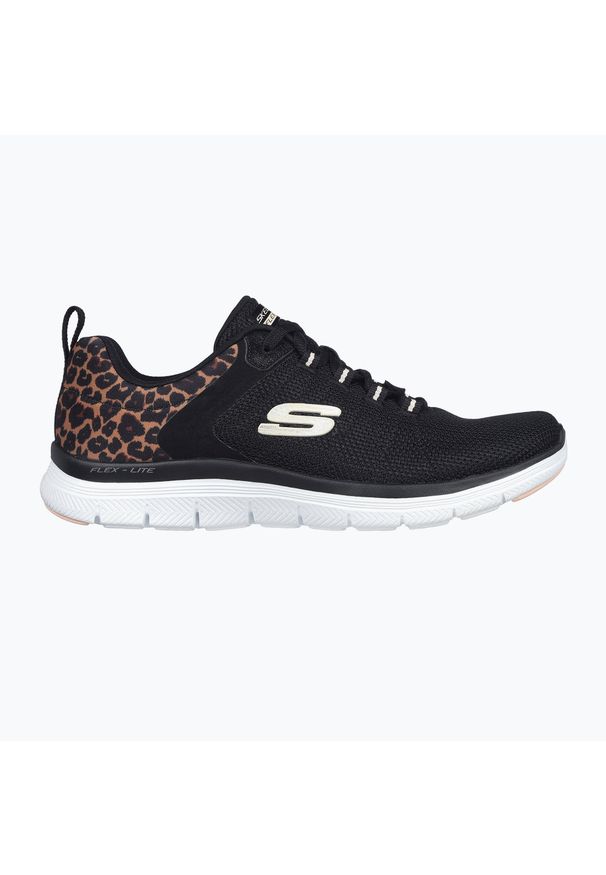 skechers - Buty damskie SKECHERS Flex Appeal 4.0 Wild Balladleopard. Kolor: czarny. Model: Skechers Sport. Sport: turystyka piesza