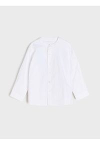 Sinsay - Koszula - biały. Typ kołnierza: kołnierzyk stójkowy. Kolor: biały #1
