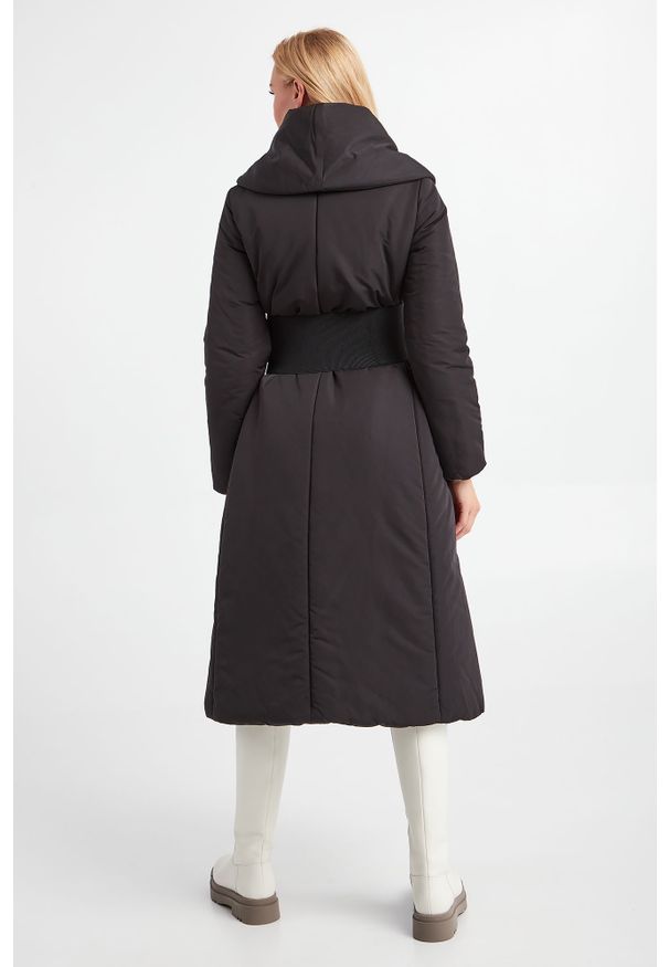 Emporio Armani - PŁASZCZ EMPORIO ARMANI. Typ kołnierza: kołnierzyk stójkowy