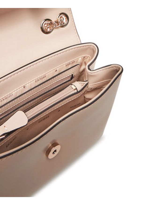 Guess Torebka Daryna II HWVG72 08200 Beżowy. Kolor: beżowy. Materiał: skórzane