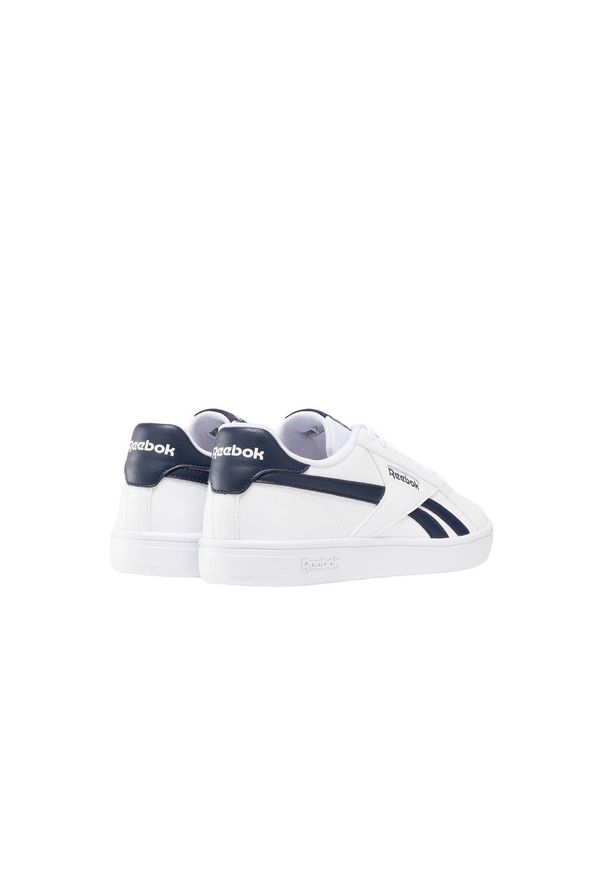 Buty sportowe damskie/męskie Reebok Court Retro sneakersy białe (100074396). Okazja: na co dzień. Kolor: biały. Materiał: skóra