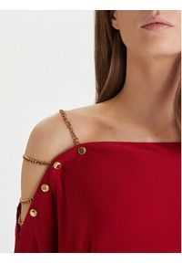 Marciano Guess Bluzka 6RGP05 6257A Czerwony Regular Fit. Kolor: czerwony. Materiał: syntetyk #3