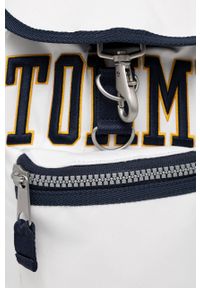 Tommy Jeans plecak damski kolor biały mały z aplikacją. Kolor: biały. Materiał: poliester. Wzór: aplikacja #2