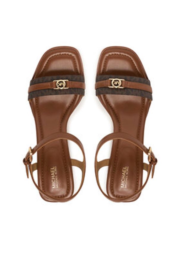 MICHAEL Michael Kors Sandały Mandy 40S6MAMS1B Brązowy. Kolor: brązowy. Materiał: skóra