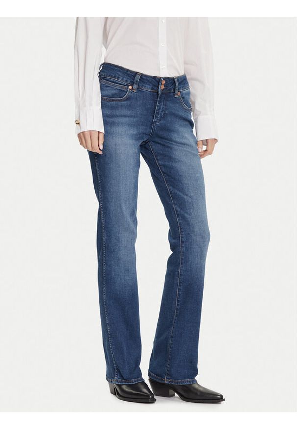 Wrangler Jeansy Bold 112371207 Granatowy Bootcut Fit. Kolor: niebieski
