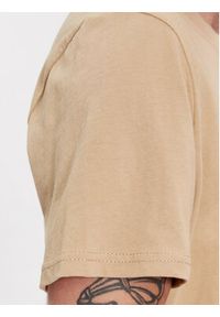 Tommy Jeans T-Shirt Essential DM0DM18264 Beżowy Slim Fit. Kolor: beżowy. Materiał: bawełna #5