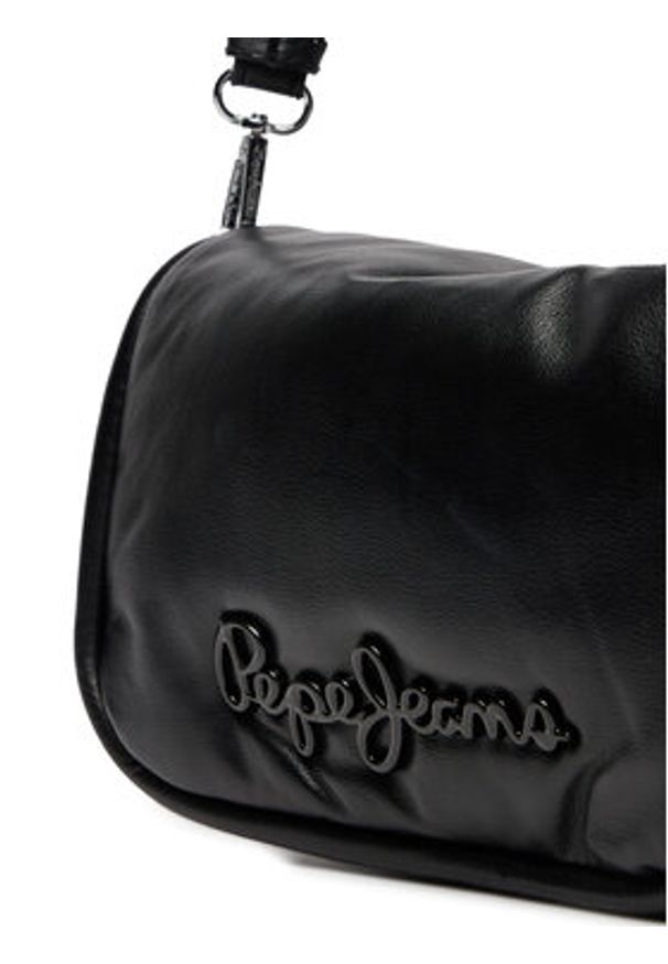 Pepe Jeans Torebka PL031571 Czarny. Kolor: czarny. Materiał: skórzane