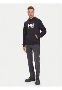 Helly Hansen Bluza HH Logo 54582 Czarny Regular Fit. Kolor: czarny. Materiał: bawełna #4