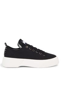 Sneakersy Tommy Jeans. Kolor: czarny. Obcas: na platformie #1