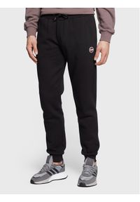 Colmar Spodnie dresowe Modish 8254 1WX Czarny Regular Fit. Kolor: czarny. Materiał: dresówka, bawełna, syntetyk