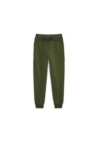 Spodnie Dresowe Sportowe Męskie Puma Tech Fl. Kolor: wielokolorowy, zielony. Materiał: dresówka. Styl: sportowy