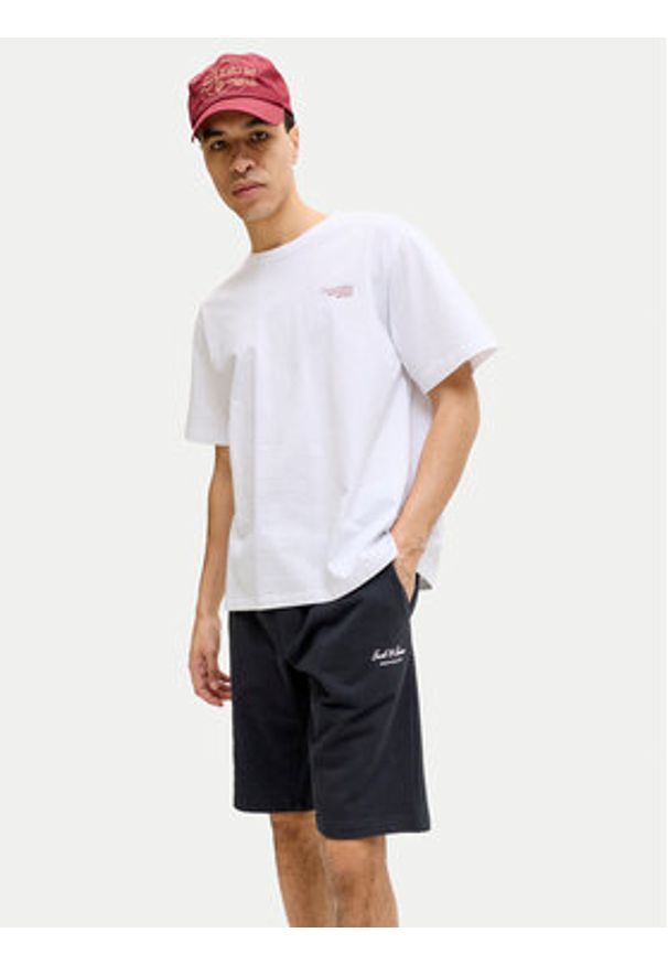Jack & Jones Szorty sportowe Gordon 12288638 Czarny Regular Fit. Kolor: czarny. Materiał: bawełna. Styl: sportowy