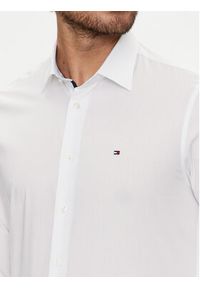 TOMMY HILFIGER - Tommy Hilfiger Koszula MW0MW35810 Biały Regular Fit. Kolor: biały. Materiał: bawełna #3