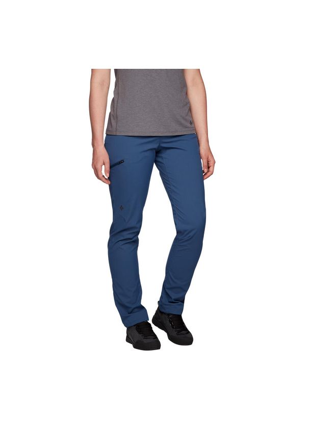 Spodnie turystyczne damskie Black Diamond Technician Alpine Pants. Kolor: niebieski. Sezon: lato. Sport: turystyka piesza