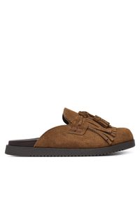 Steve Madden Klapki Maurea 11005586 Brązowy. Kolor: brązowy. Materiał: zamsz, skóra #1