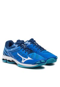 Mizuno Buty halowe Wave Voltage 2 V1GA2460 Niebieski. Kolor: niebieski. Materiał: skóra. Model: Mizuno Wave #3