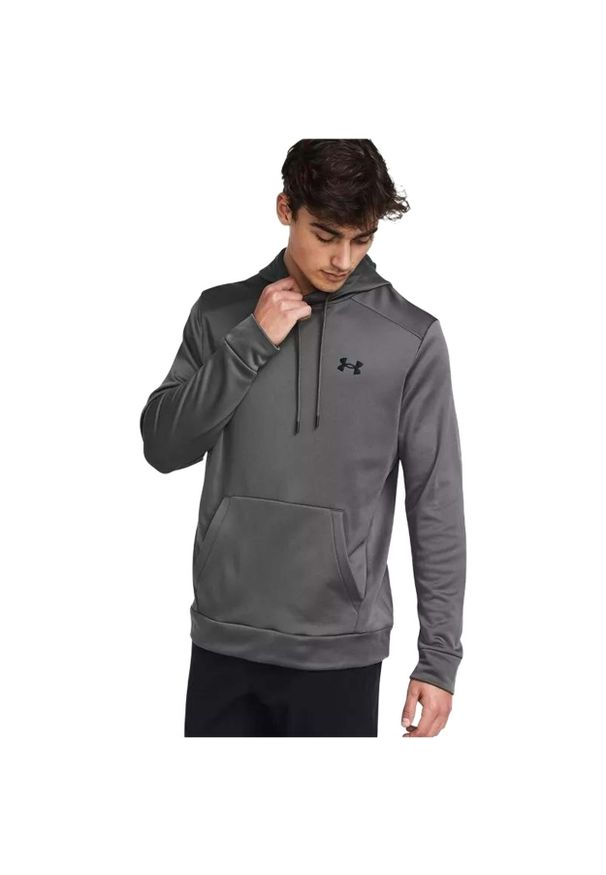 Bluza Under Armour Armour Fleece Hoodie. Kolor: szary. Sport: fitness